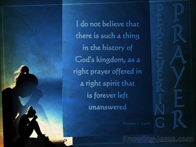 Unanswered Prayer ?